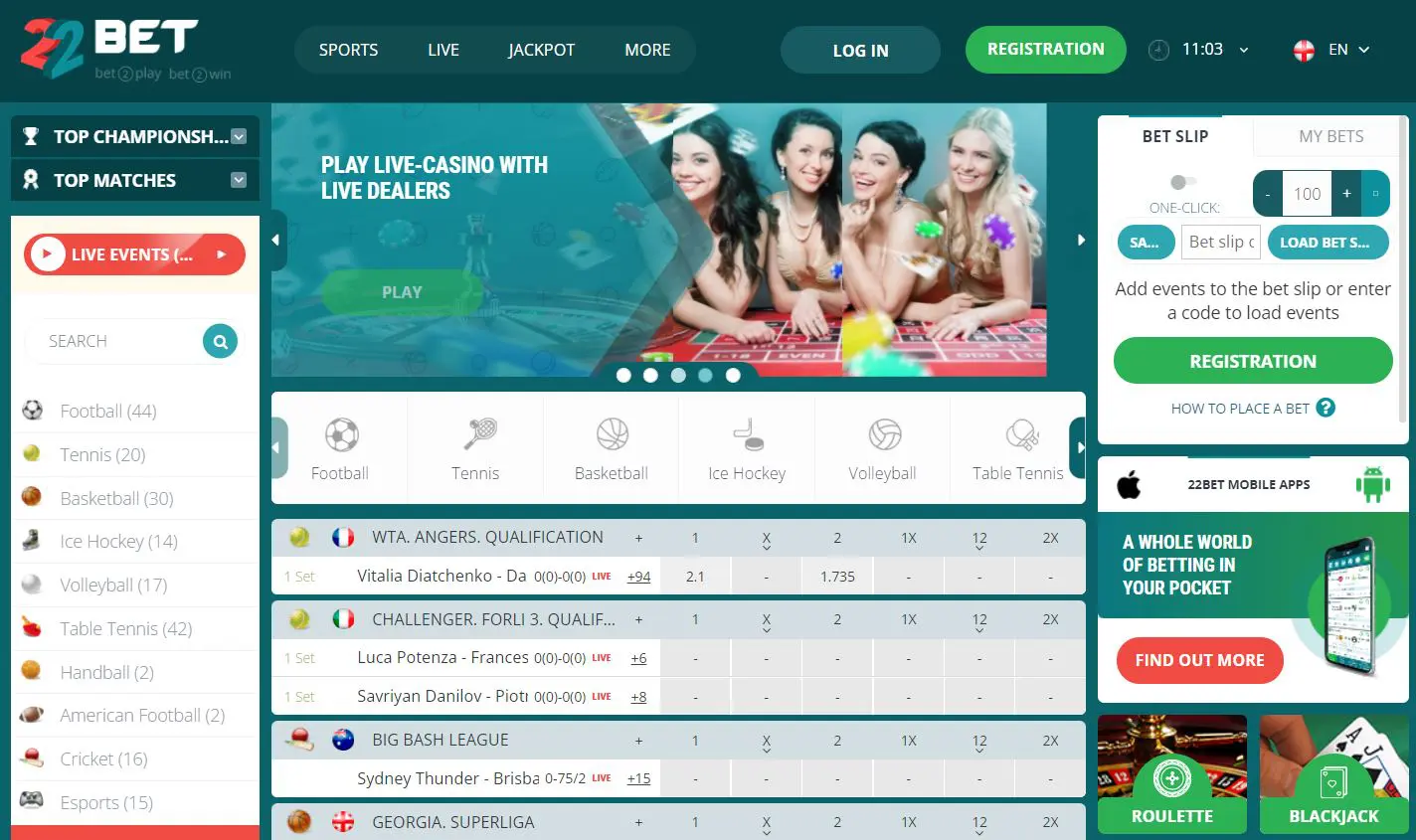 22bet sportsbooks that accept bitcoin