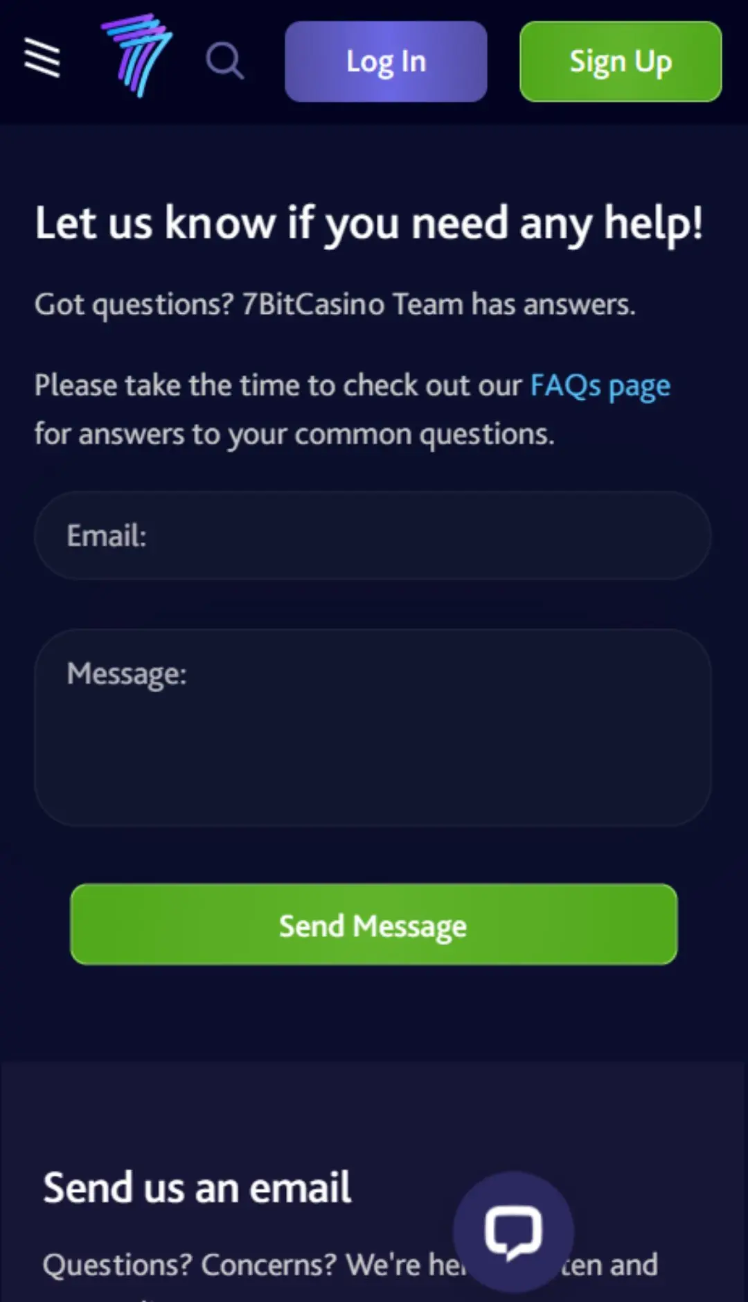 7bit-casino-customer-support-mobile