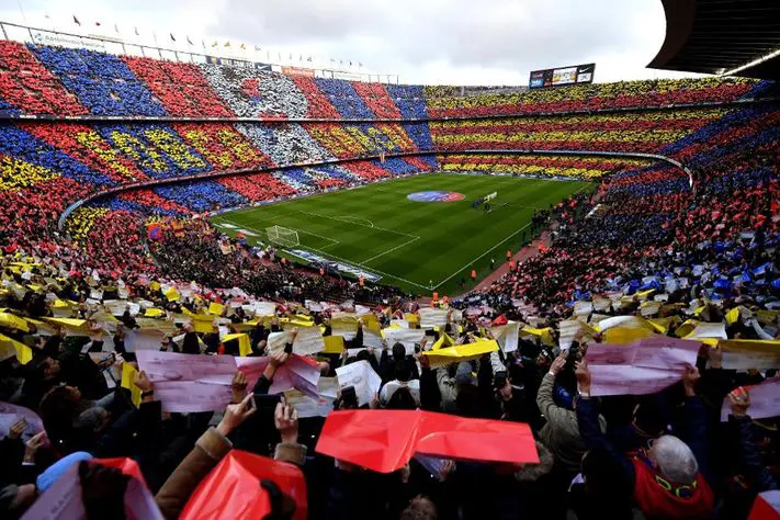 barcelona record atletico madrid trophies fans