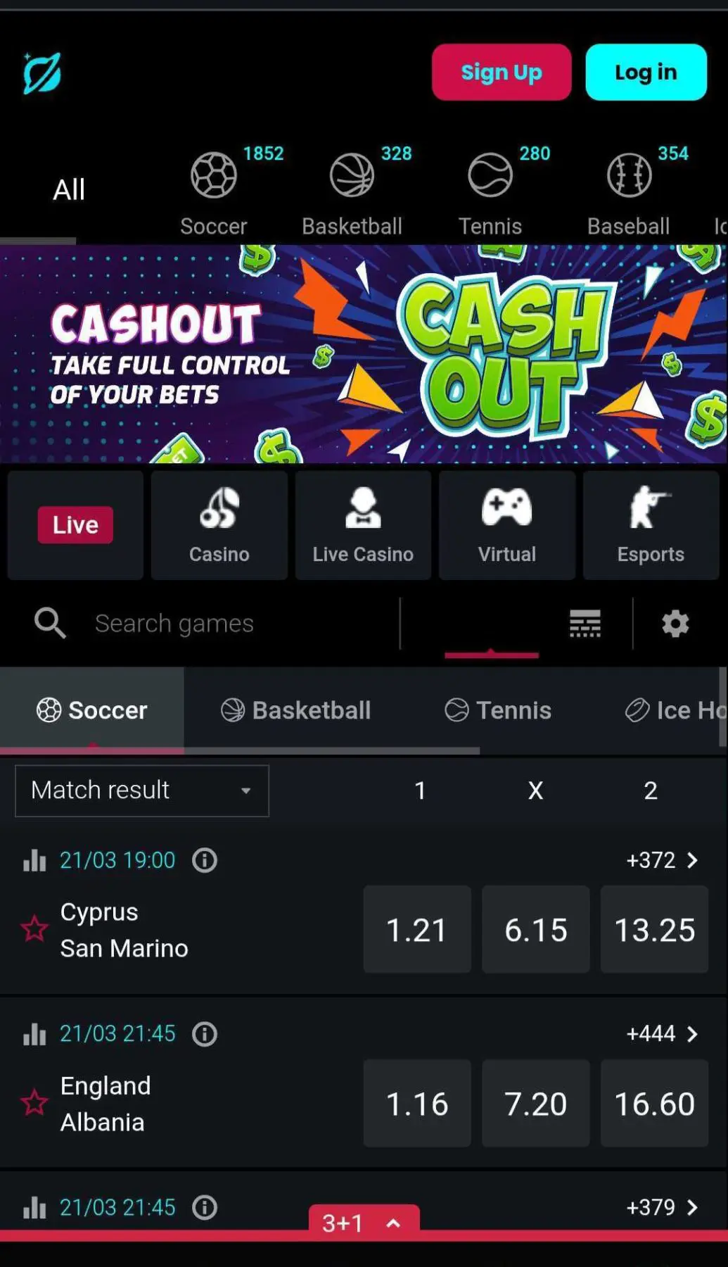 cosmobet-sports-betting-markets-mobile
