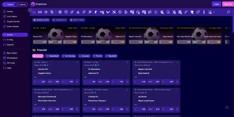 crashino-list-of-new-online-betting-sites