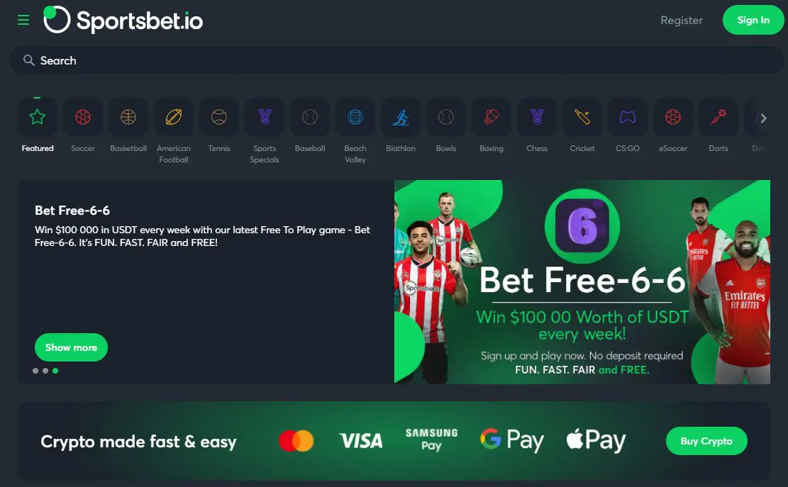 sportsbet best crypto sportsbooks