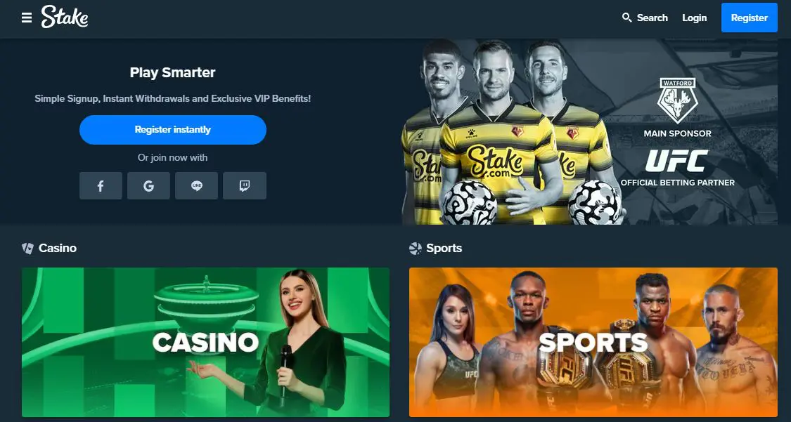 stake.com home sportsbook crypto review
