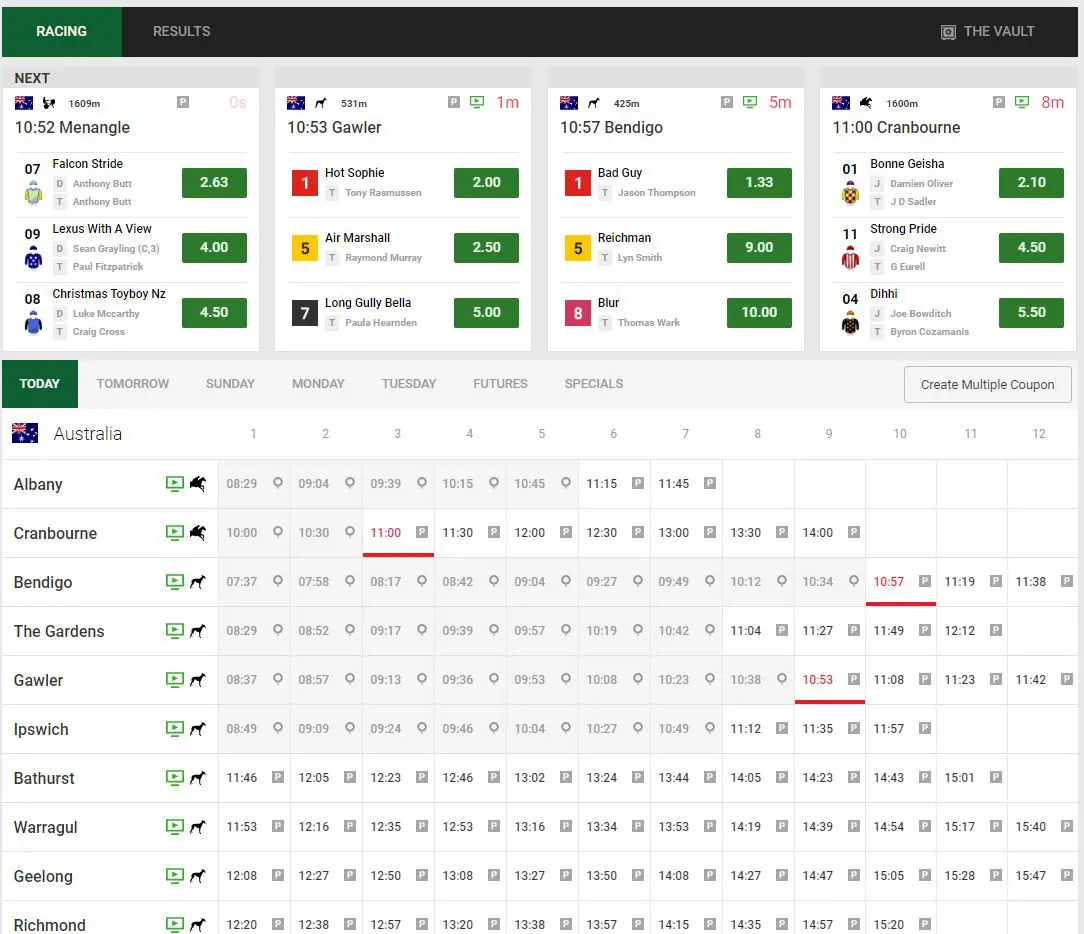 unibet horse racing